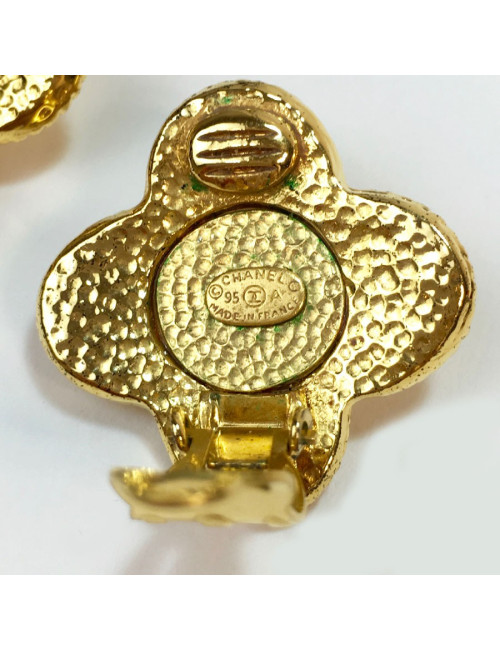 Boucles d'oreilles clips CHANEL vintage