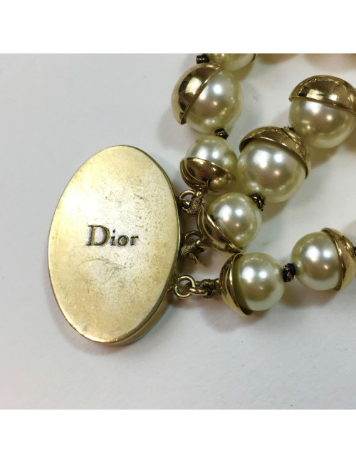 Bracelet triple rangs DIOR perles 