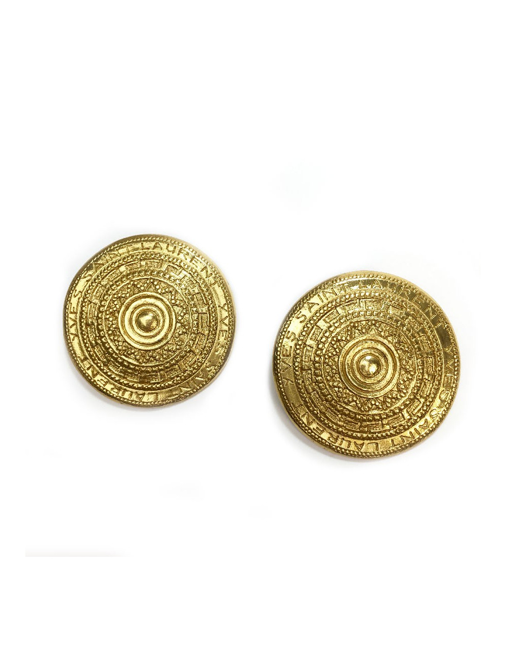 Boucles d'oreille clips YSL SAINT LAURENT