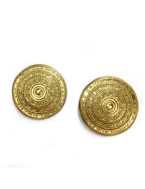 Boucles d'oreille clips YSL SAINT LAURENT