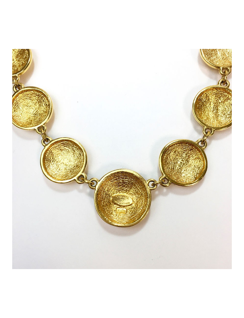 Collier CHANEL doré Vintage