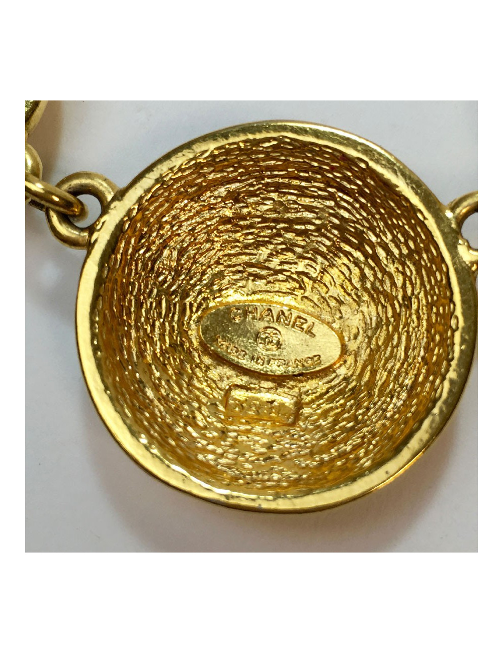 Collier CHANEL doré Vintage