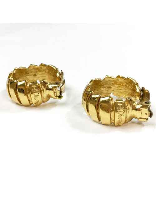 Boucles d'oreille clips YSL SAINT LAURENT