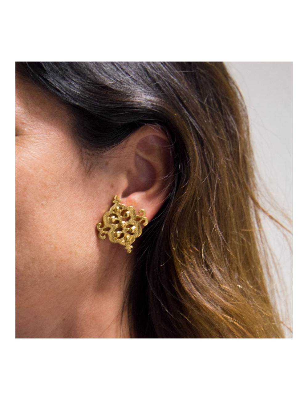 Boucles d'oreille clips Vintage