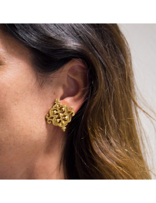 Boucles d'oreille clips Vintage