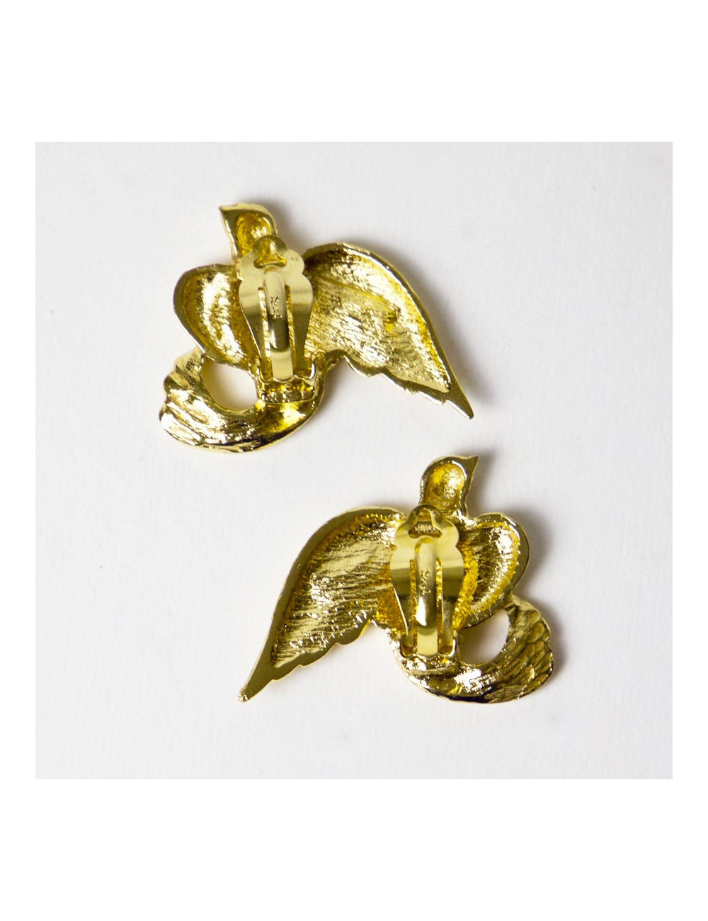  Boucles d'oreille clips  YSL  SAINT LAURENT Vintage