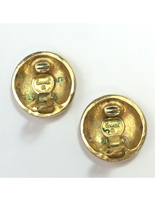Boucles d'oreille clips CHANEL Vintage