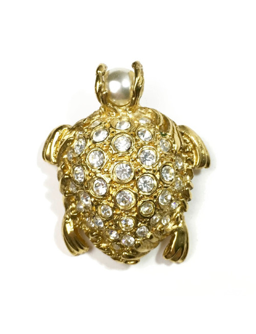 Broche Tortue pendentif YSL SAINT LAURENT