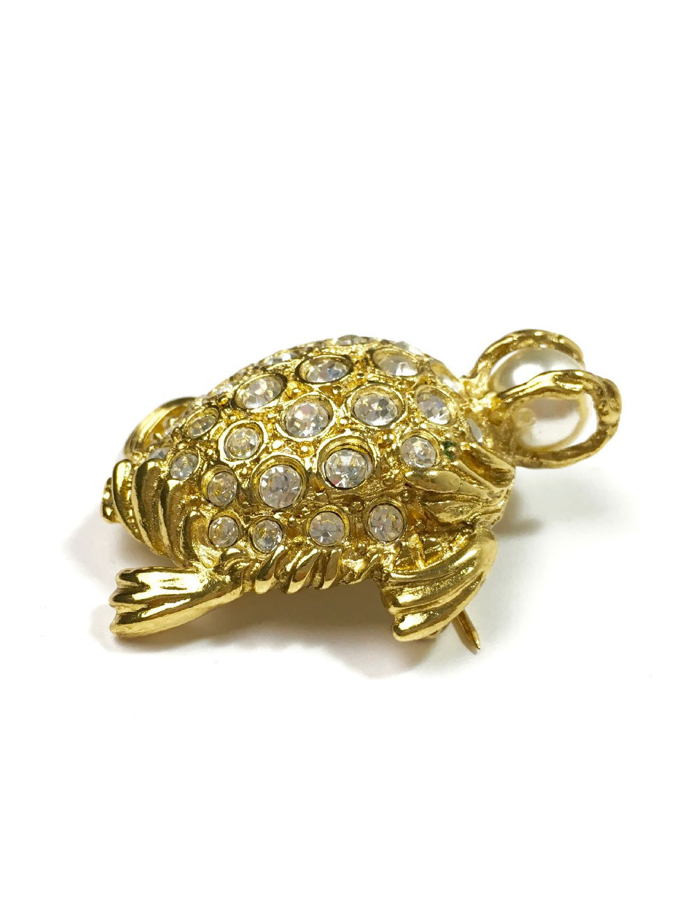 Broche Tortue pendentif YSL SAINT LAURENT