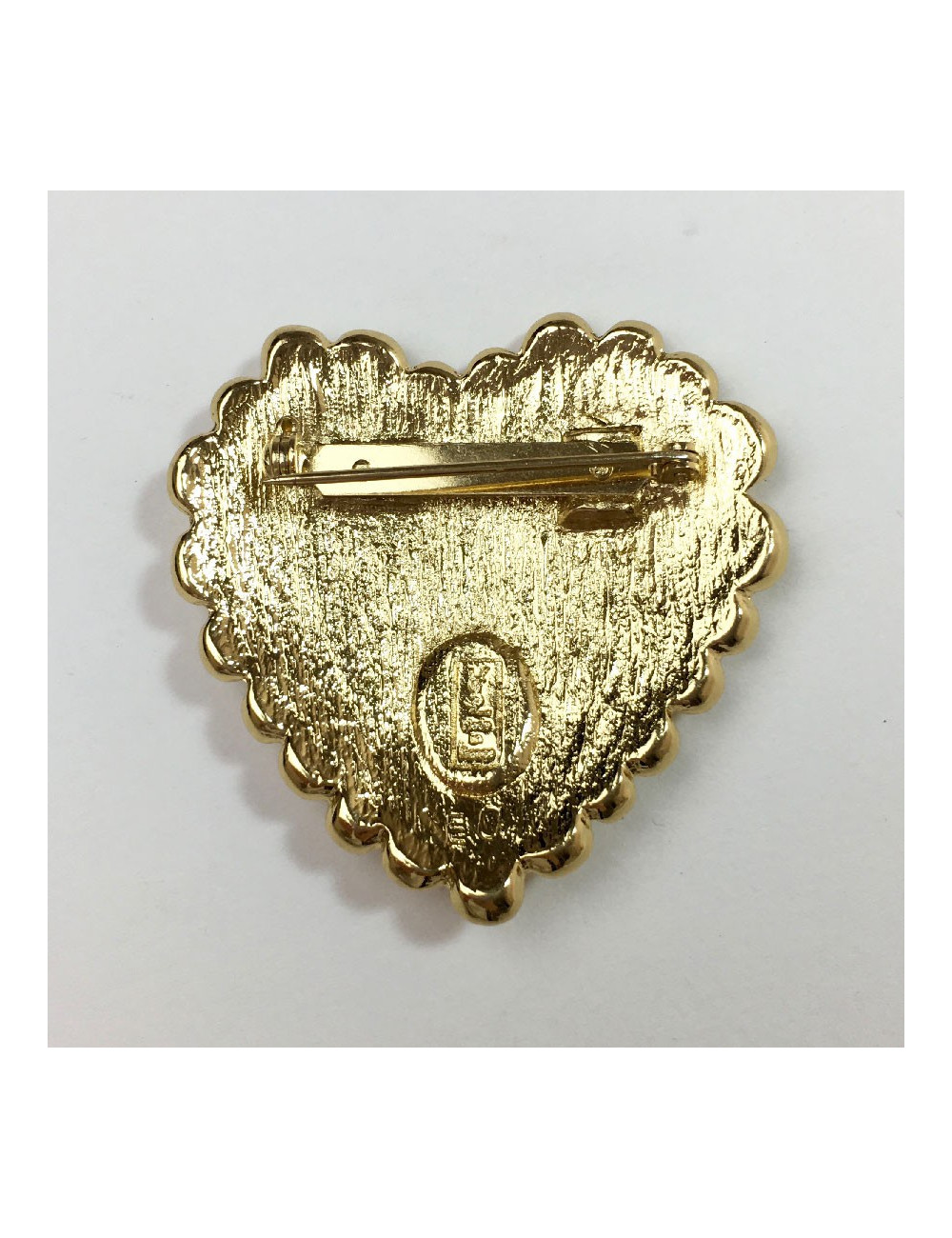 Broche coeur YSL SAINT LAURENT  