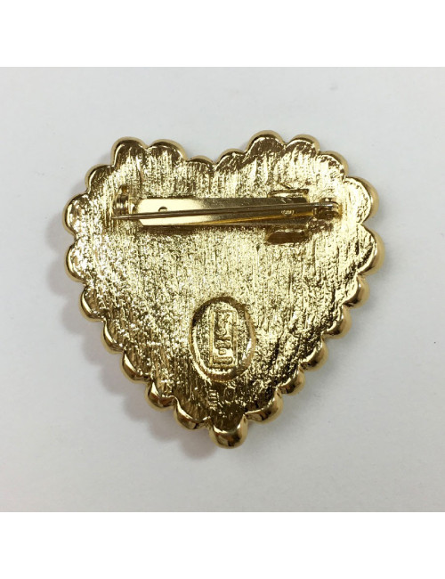 Broche coeur YSL SAINT LAURENT  