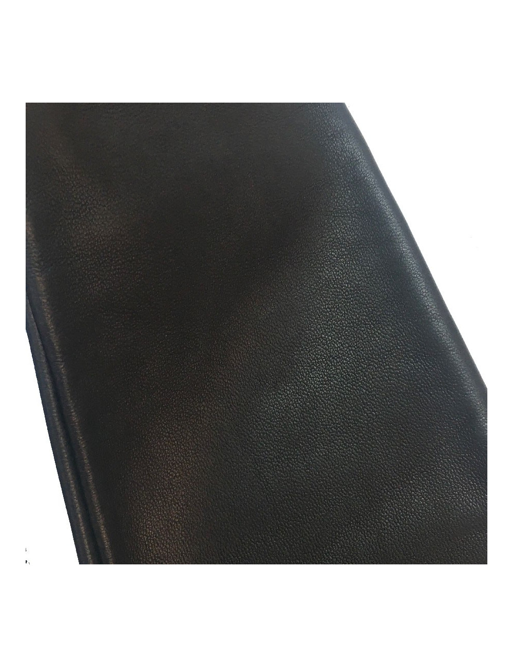 Longues mitaines CHANEL T7 en cuir d'agneau noir