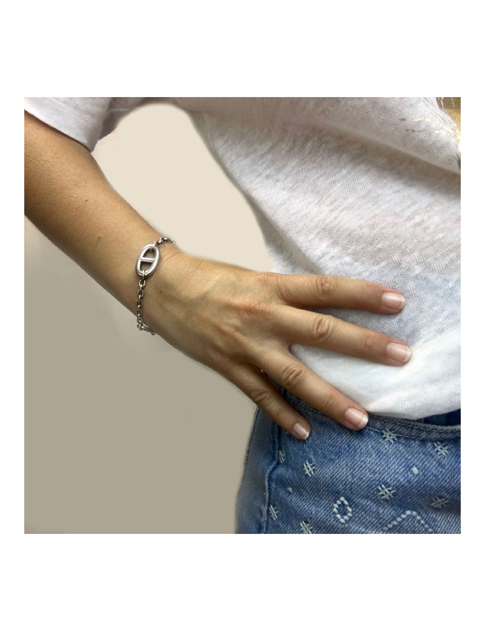 Bracelet Farandole HERM/ES en argent