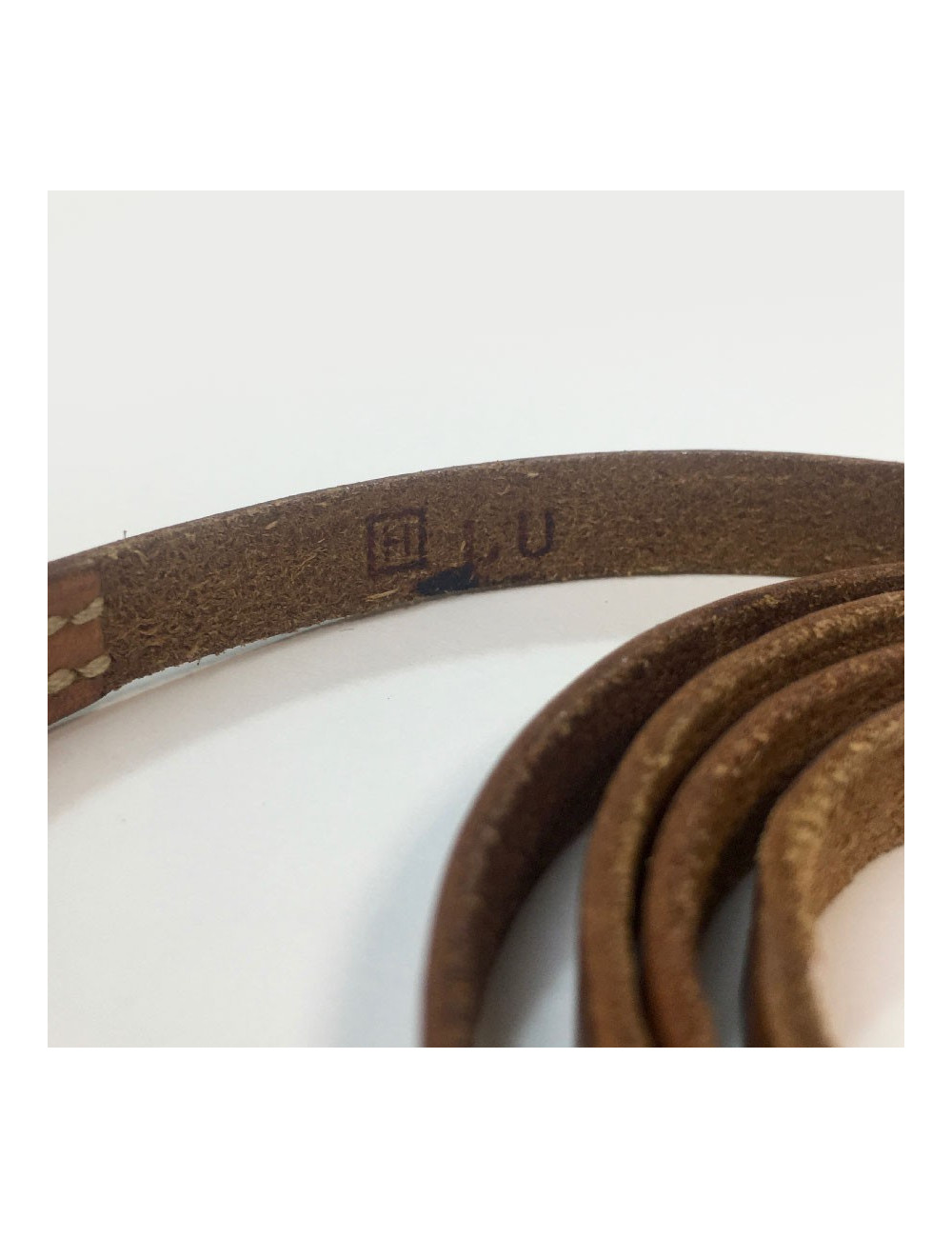 HERMES multi tour bracelet in natural leather