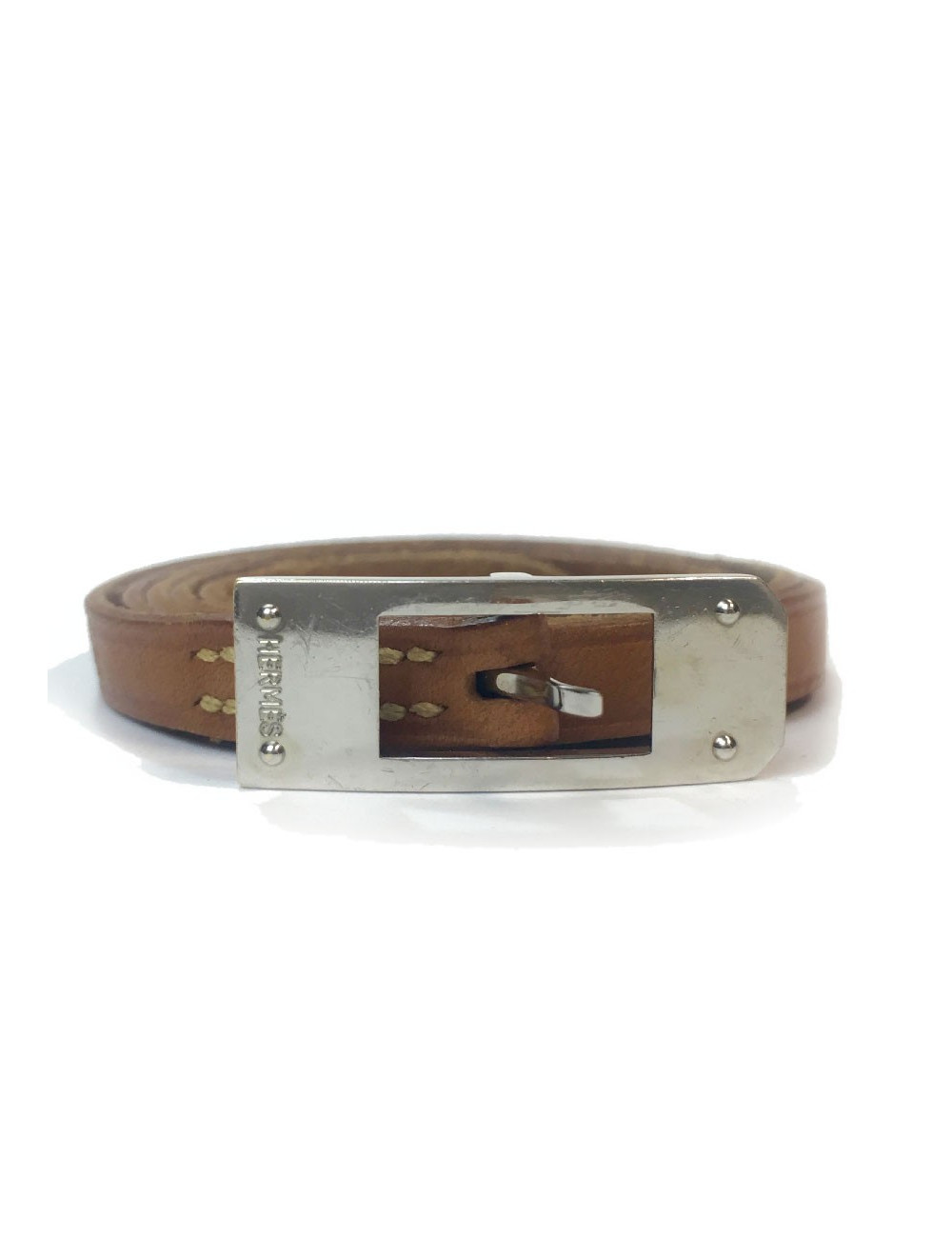 HERMES multi tour bracelet in natural leather