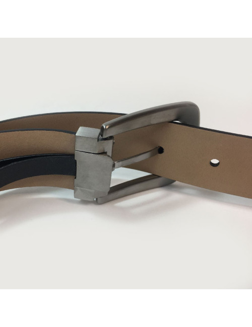 Ceinture T 95 CHANEL en cuir noir