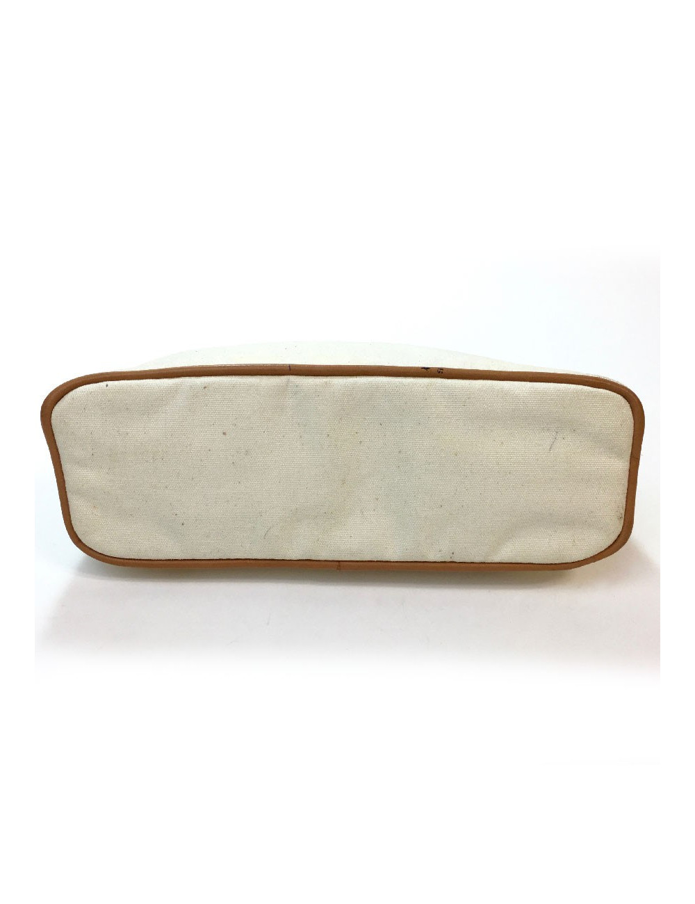 Trousse de toilette HERMES en toile beige PM