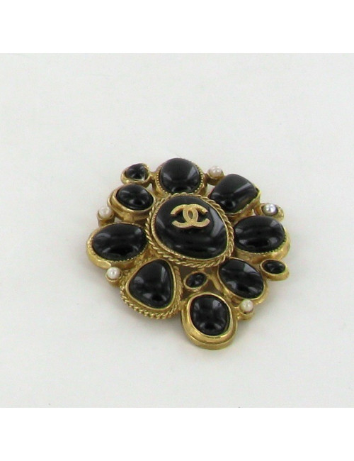 broche CHANEL or vieilli