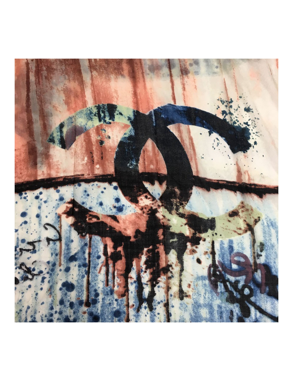 Châle CHANEL  cachemire imprimés