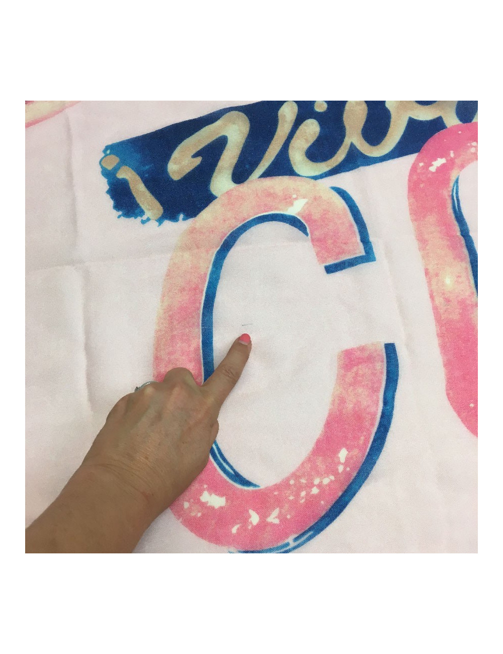 CHANEL shawl Viva COCO Cuba Libre in multicolored cashmere