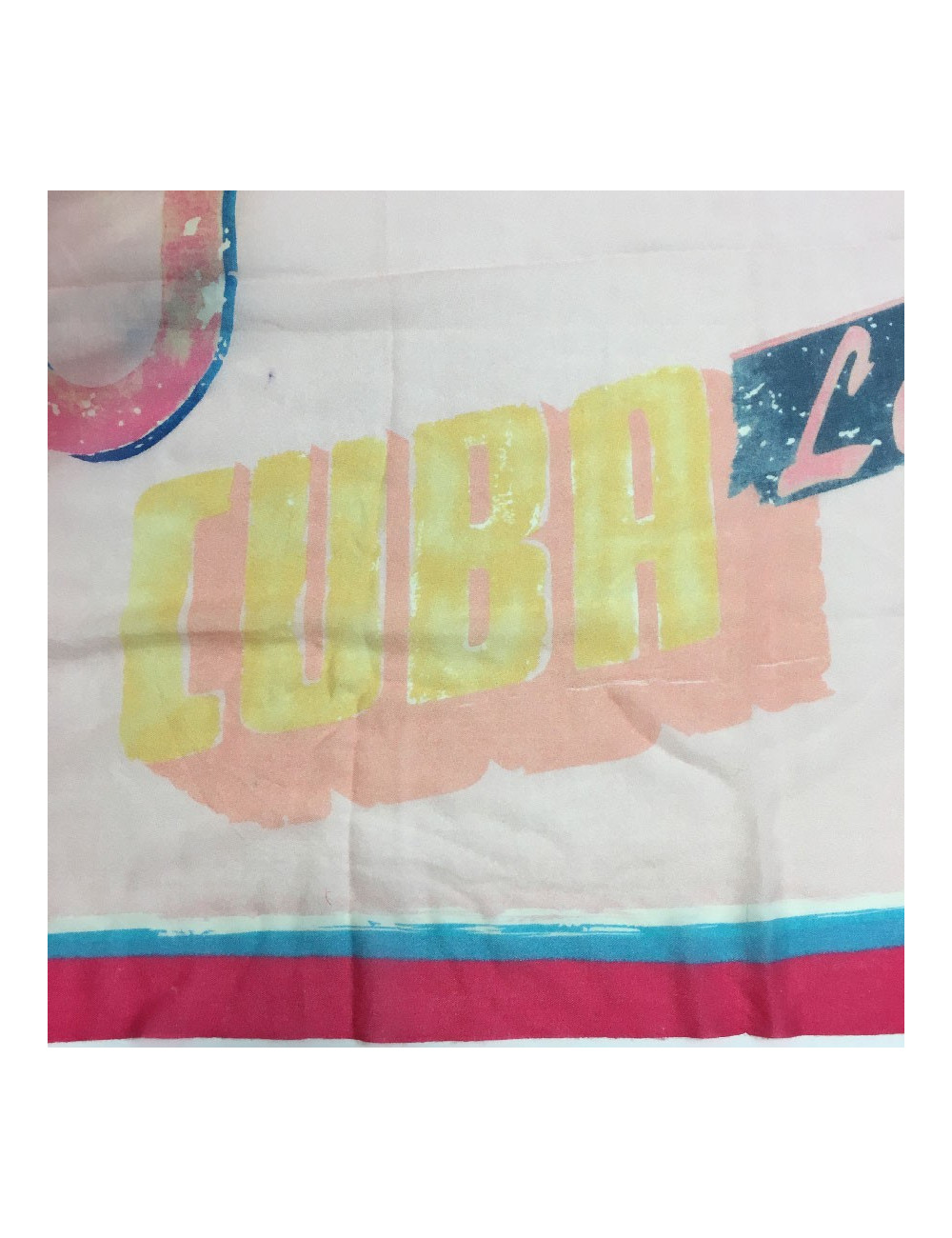 CHANEL shawl Viva COCO Cuba Libre in multicolored cashmere