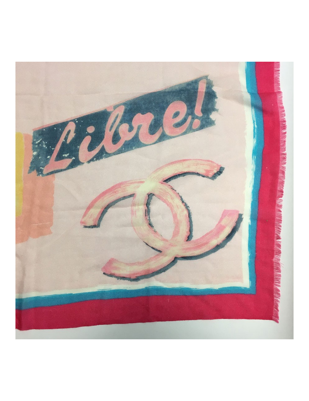 CHANEL shawl Viva COCO Cuba Libre in multicolored cashmere