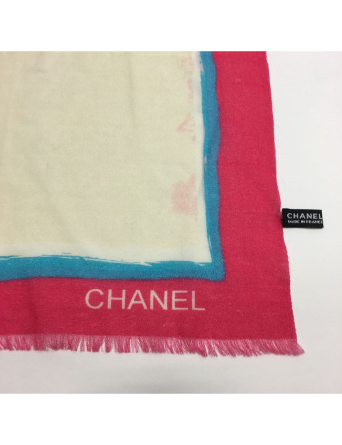 CHANEL shawl Viva COCO Cuba Libre in multicolored cashmere