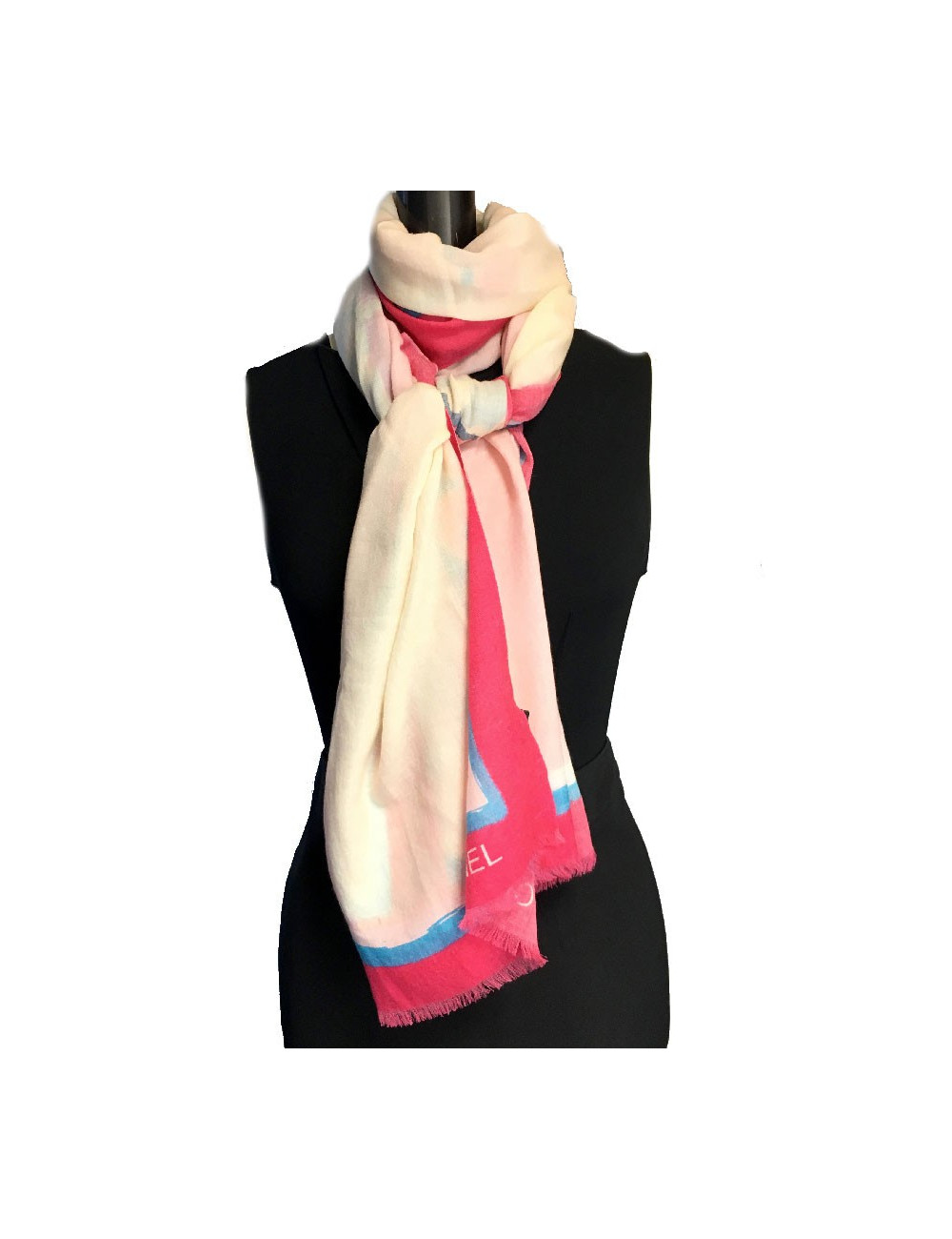 CHANEL shawl Viva COCO Cuba Libre in multicolored cashmere