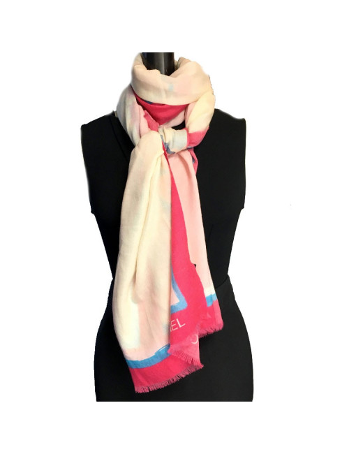 CHANEL shawl Viva COCO Cuba Libre in multicolored cashmere