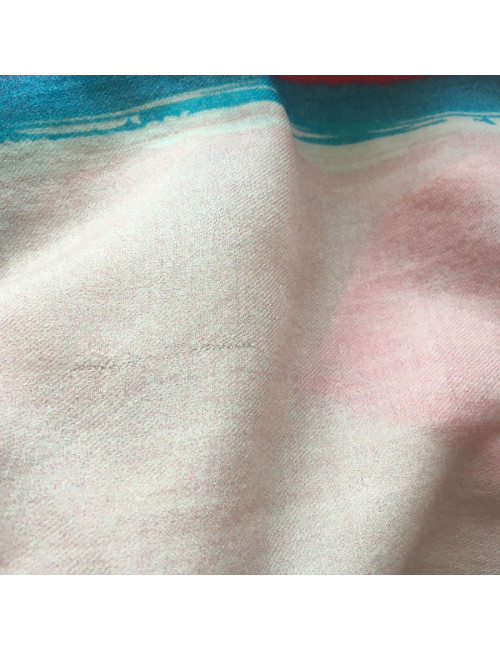 CHANEL shawl Viva COCO Cuba Libre in multicolored cashmere