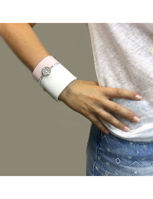 Manchette CHANEL rose