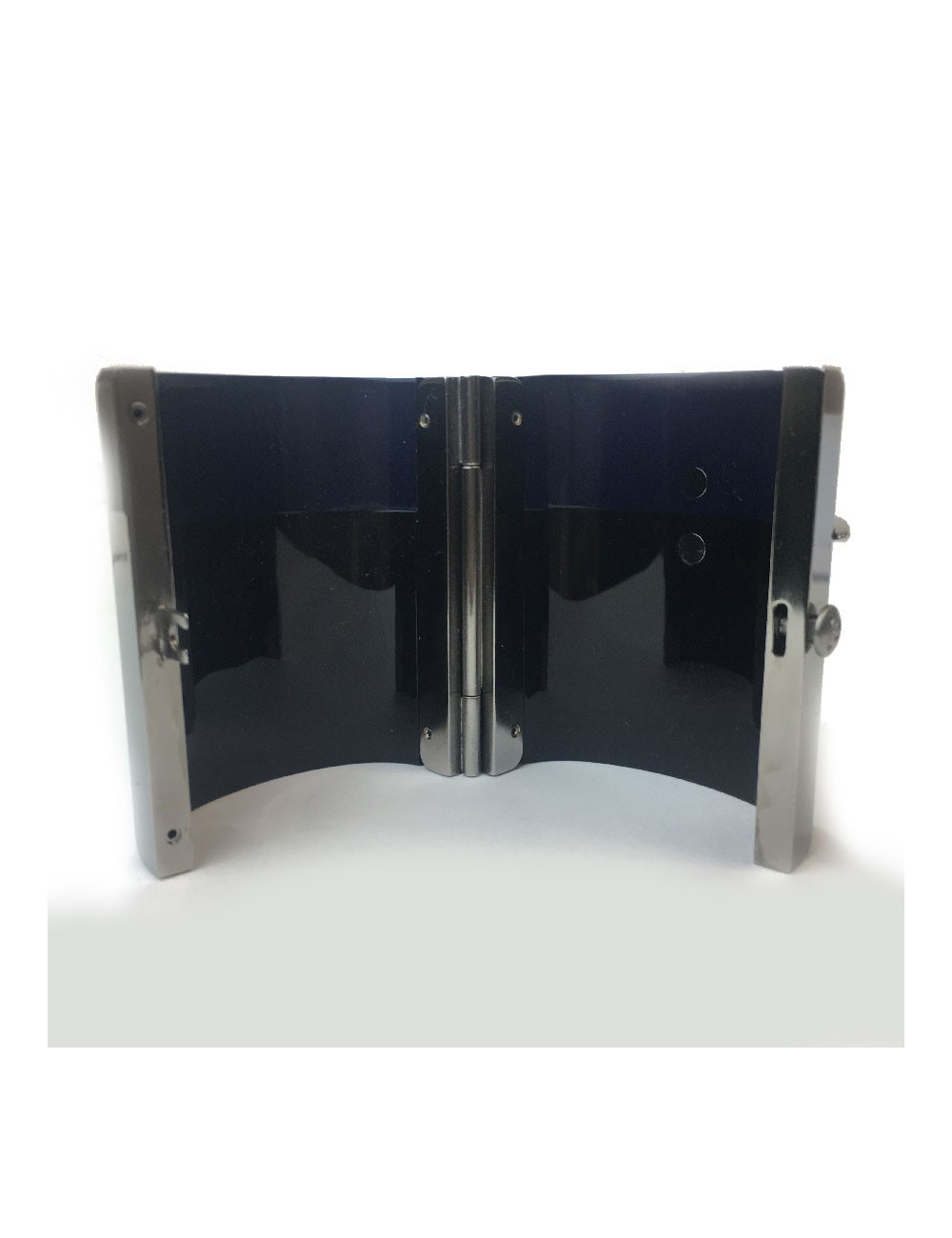 CHANEL blue and black cuff bracelet 