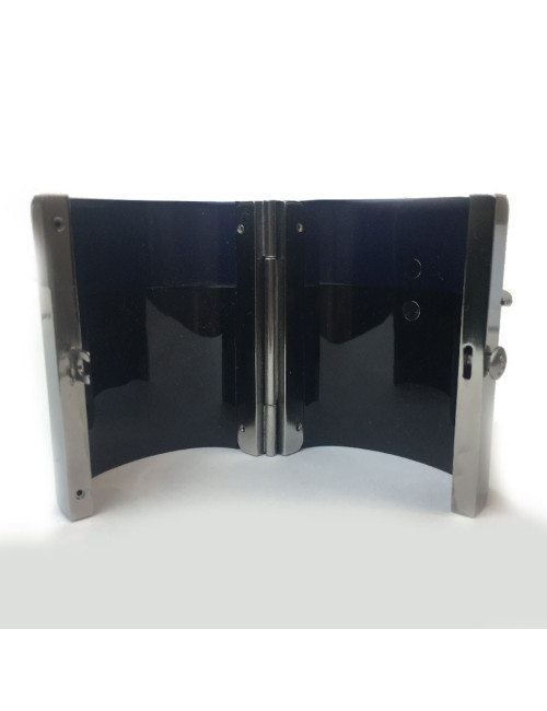 CHANEL blue and black cuff bracelet 