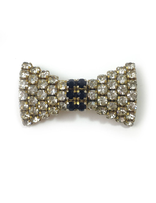 Broche CELINE noeud strass vintage