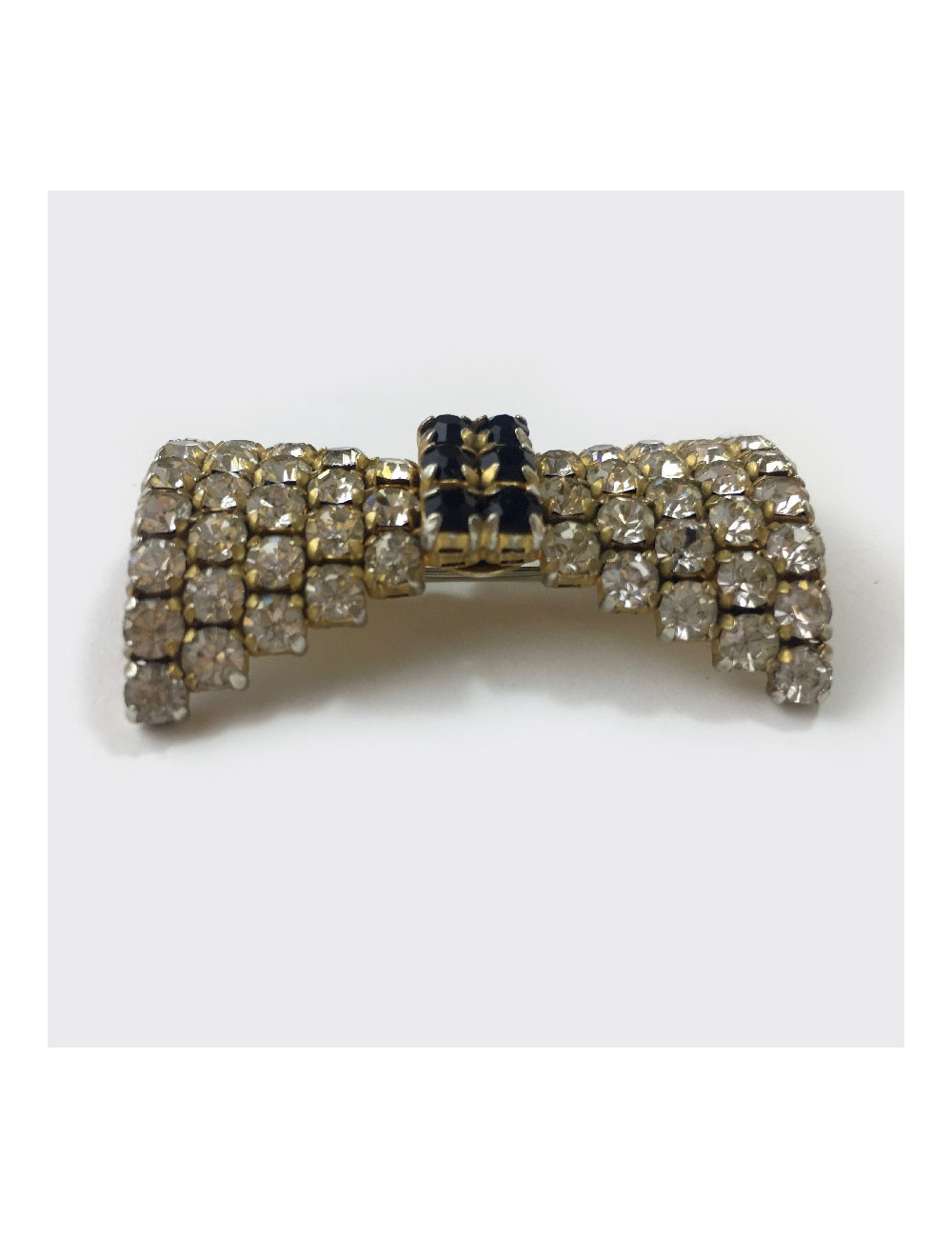 Broche CELINE noeud strass vintage