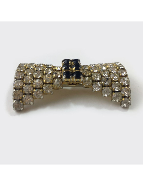 Broche CELINE noeud strass vintage