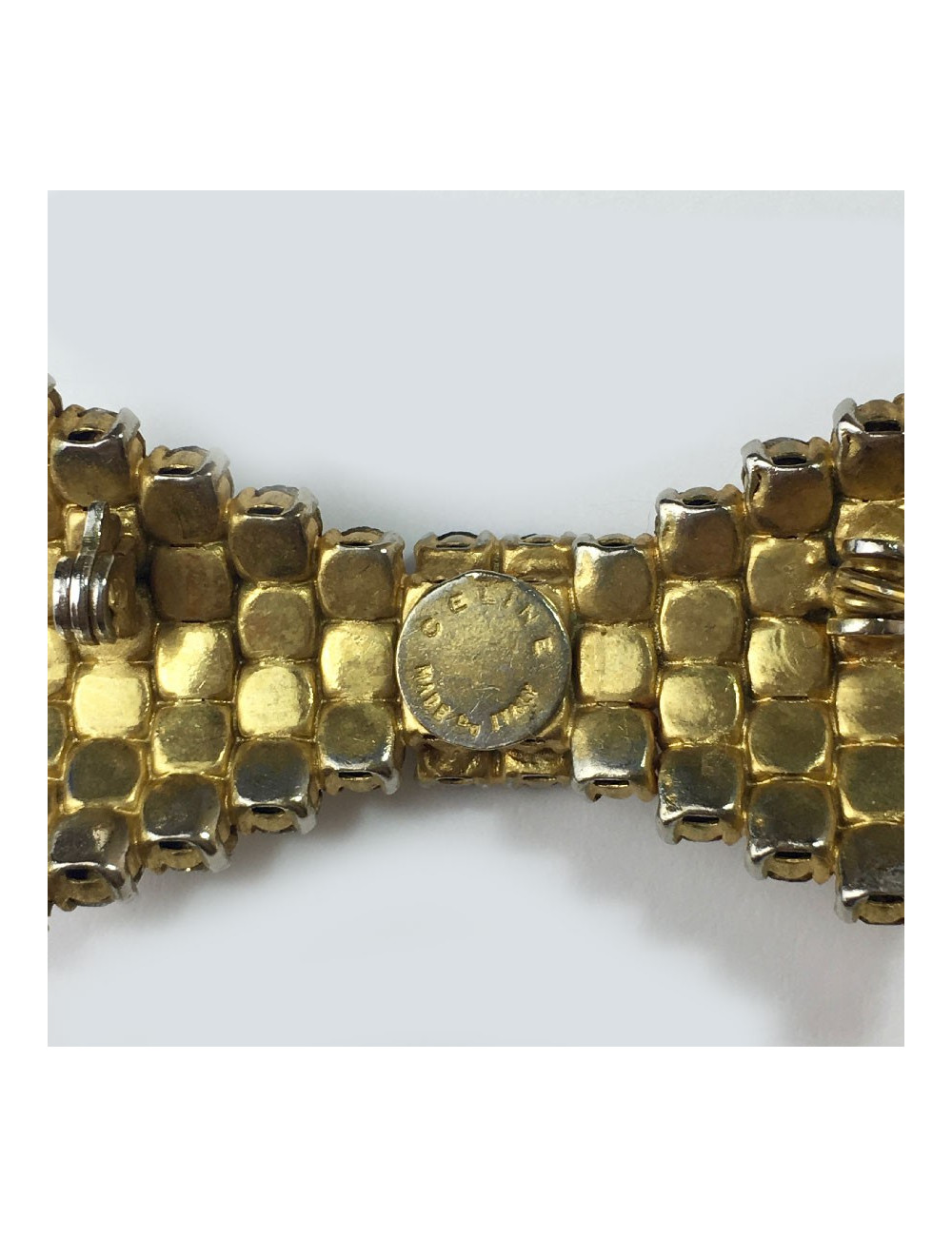 Broche CELINE noeud strass vintage