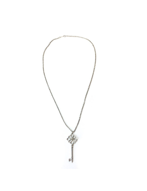 Collier TIFFANY & Co chaîne argent et Clef ajourée