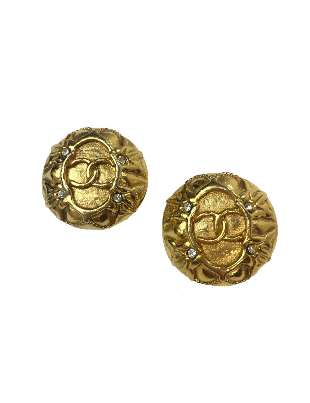 Boucles d'oreille clips CHANEL Vintage