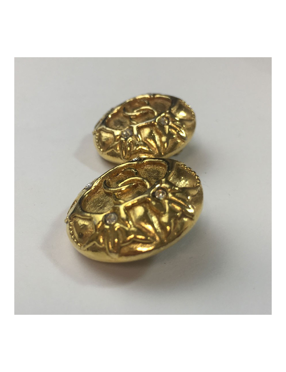 Boucles d'oreille clips CHANEL Vintage