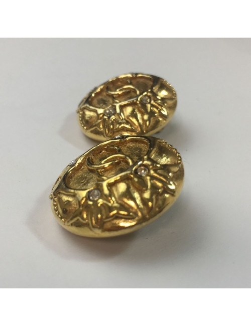 Boucles d'oreille clips CHANEL Vintage