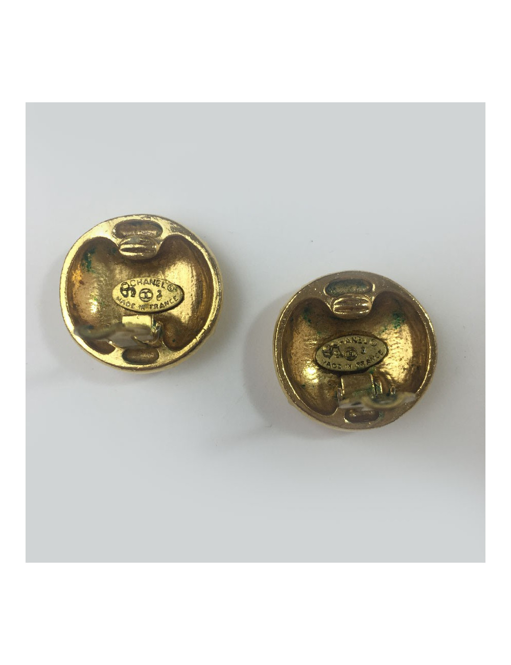 Boucles d'oreille clips CHANEL Vintage