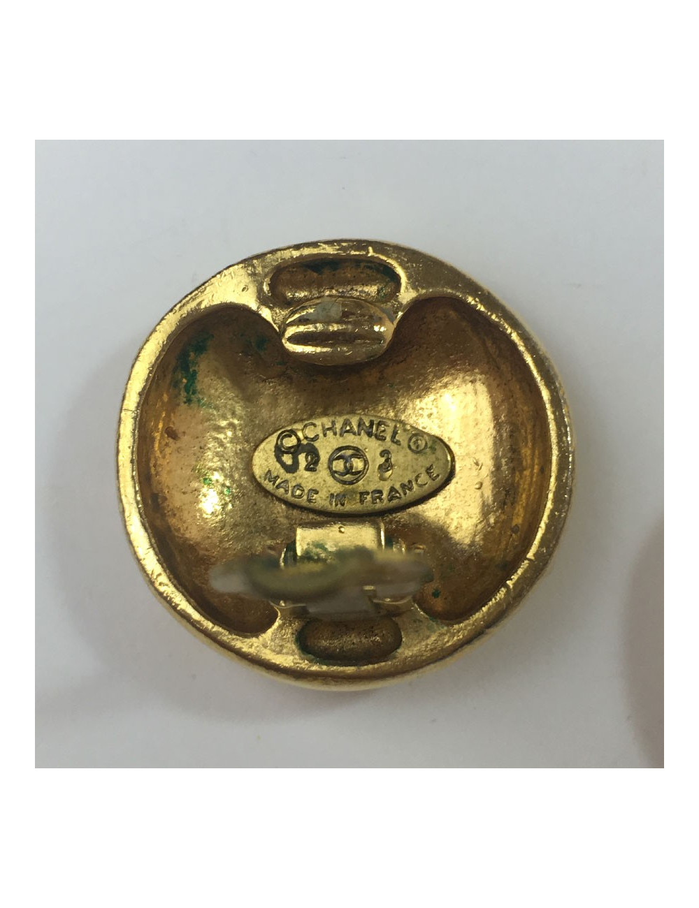 Boucles d'oreille clips CHANEL Vintage