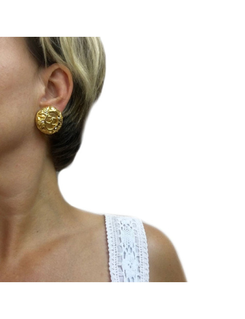 Boucles d'oreille clips CHANEL Vintage