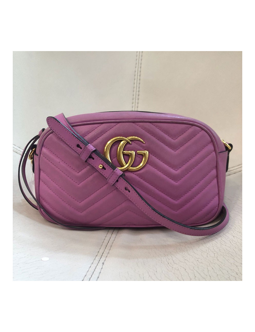 Sac GUCCI cuir violet