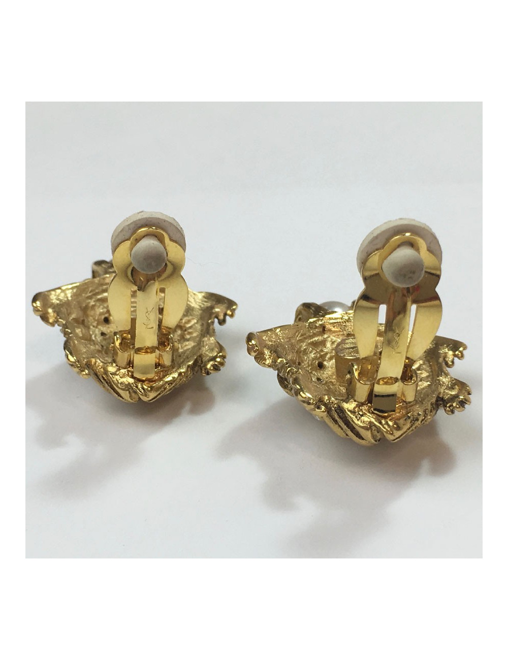 Boucles d'oreille clips Tortues YSL SAINT LAURENT