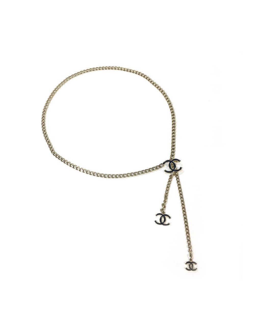 Ceinture CHANEL chaine dorée CC