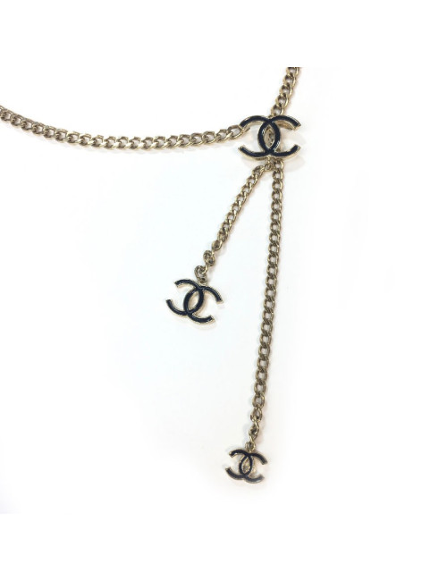 CHANEL chain belt in gilt 