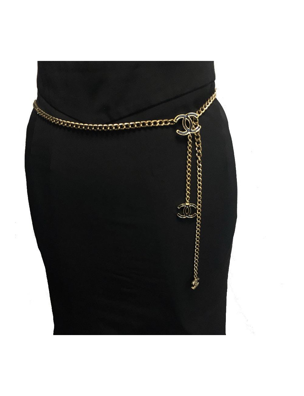 Ceinture CHANEL chaine dorée CC