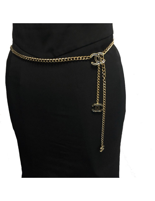 Ceinture CHANEL chaine dorée CC